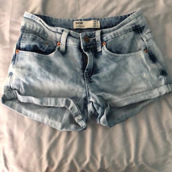 Cotton on shorts HAND PAINTED - Picture 2 of 3